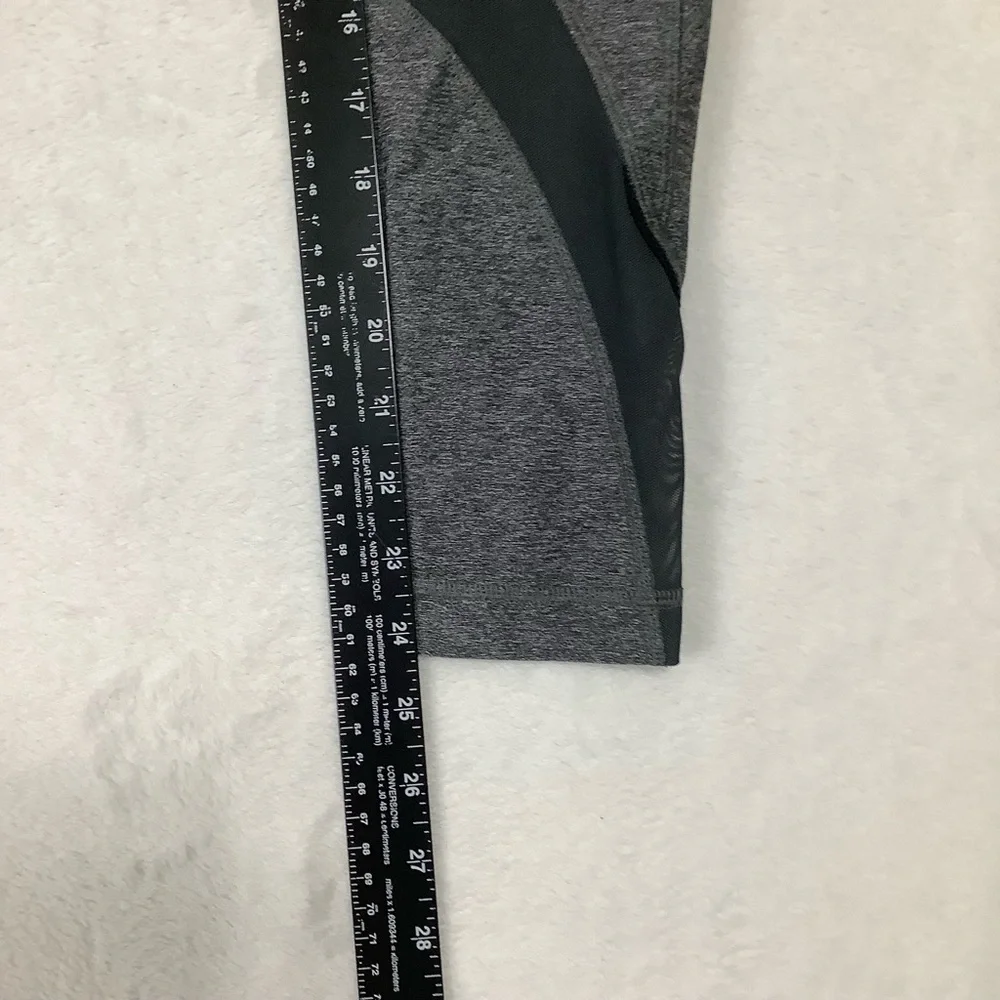 Lululemon Inspire Tight II Sz 4 Heathered Black / Boom Juice / Deep Coal